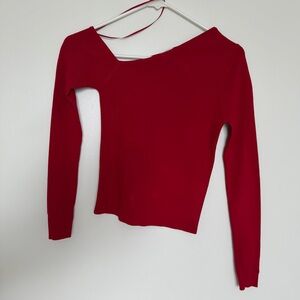 Zara Vibrant Red Top